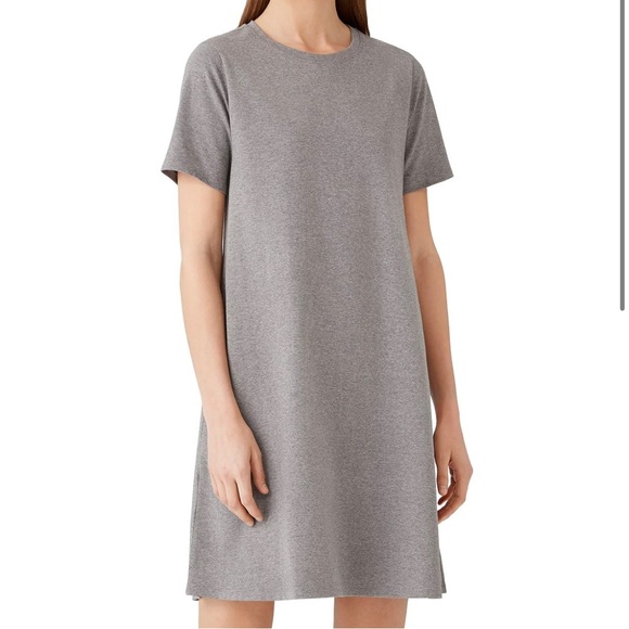 Eileen Fisher Crewneck T-Shirt Dress NEW - Picture 13 of 13